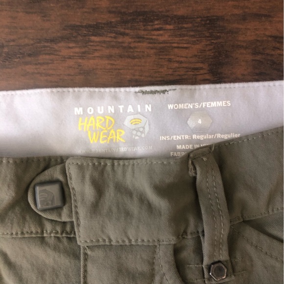 Mountain Hardware Womens Outdoor Pants, size 4 - Picture 3 of 9